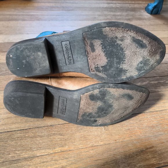 Coconuts by Matisse Blue and Brown cowboy western Boots - Picture 7 of 7